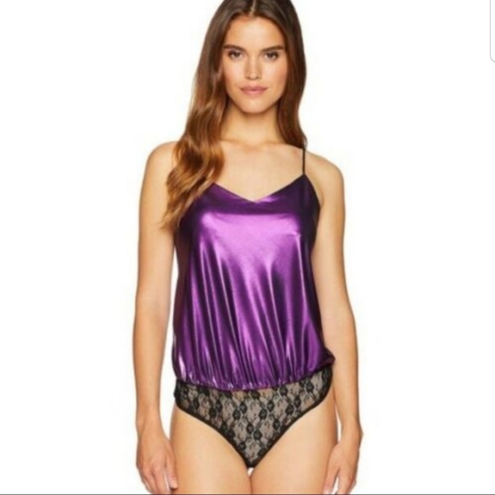 Free People purple bodysuit